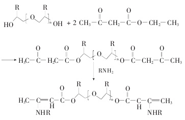 氨基丁烯酸酯法的反应方程式